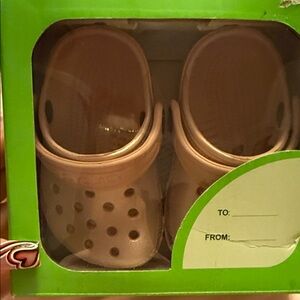 Sparkly Light Pink Crocs